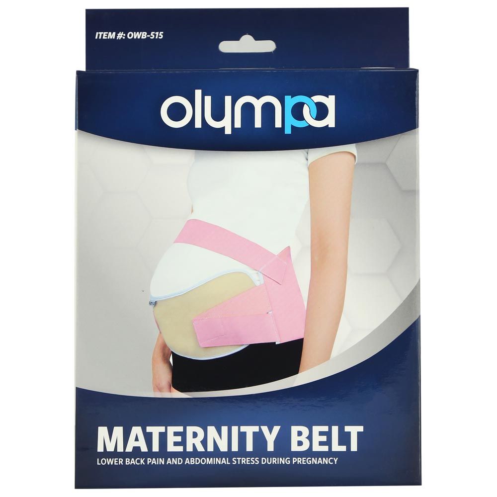 Olympa Maternity Belt Pink Extra Extra Large OWB-515