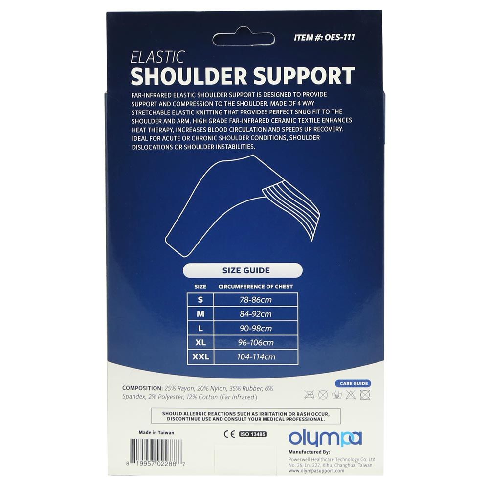 Olympa Elastic Shoulder Support Beige Medium OES-111