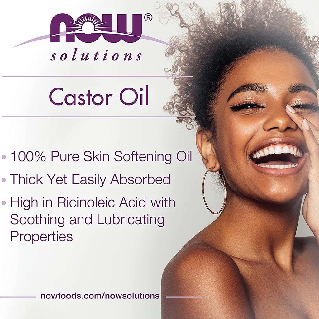 Now Solutions Castor Oil 100% Pure Skin Softener 118ml