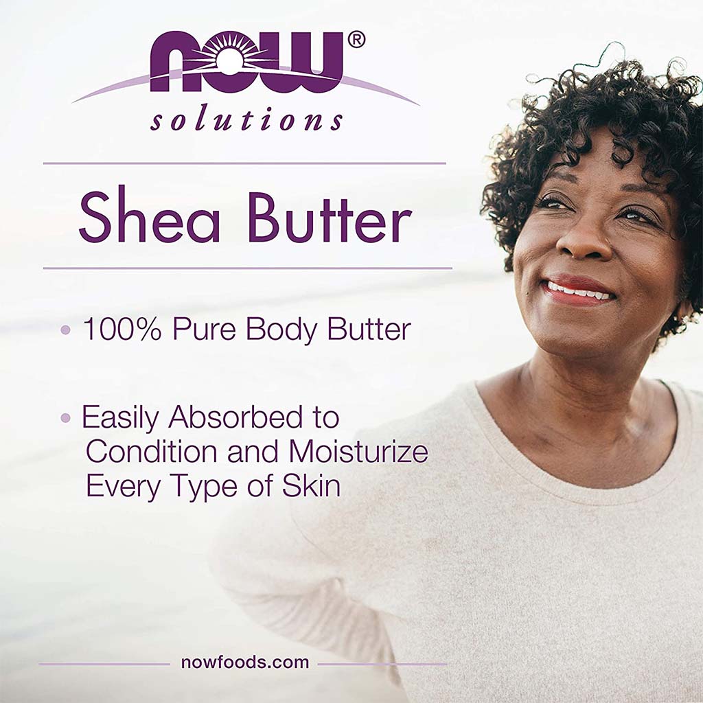 Now Solutions Shea Butter Moisturizing Natural Emollient For Dry Skin 207ml