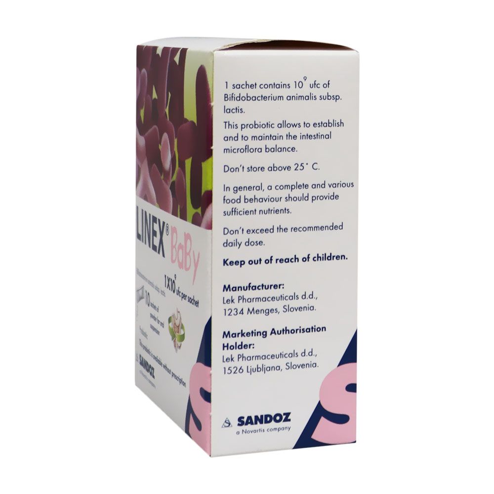 Linex Baby 100 mg Oral Sachet 10's