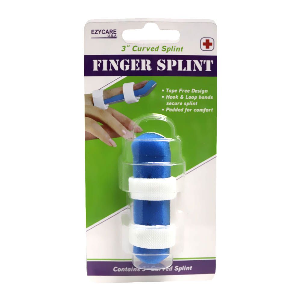 Ezycare 3 Curved Finger Splint 17478