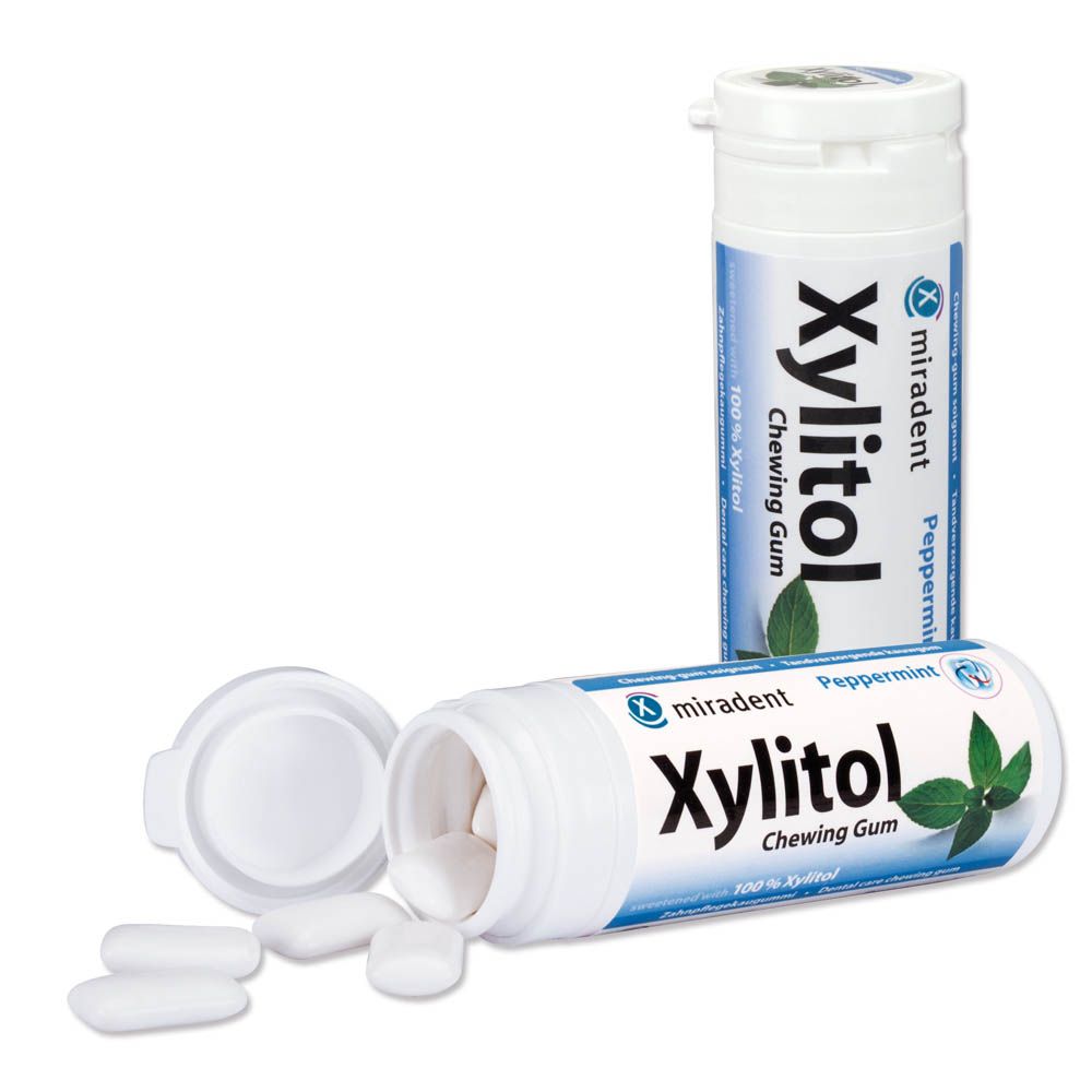 Miradent Xylitol Chewing Gum Peppermint 30's