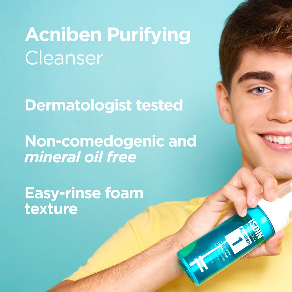 Isdin Teen Skin Acniben Purifying Cleanser Foam 150 mL