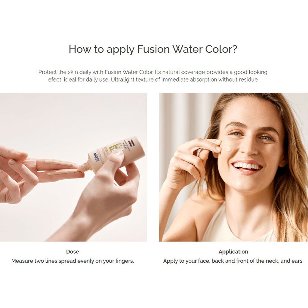 Isdin Fotoprotector SPF50+ Fusion Water Color, Medium, 50 mL