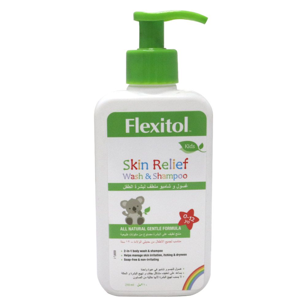 Flexitol Kids Skin Relief Wash & Shampoo 210 mL