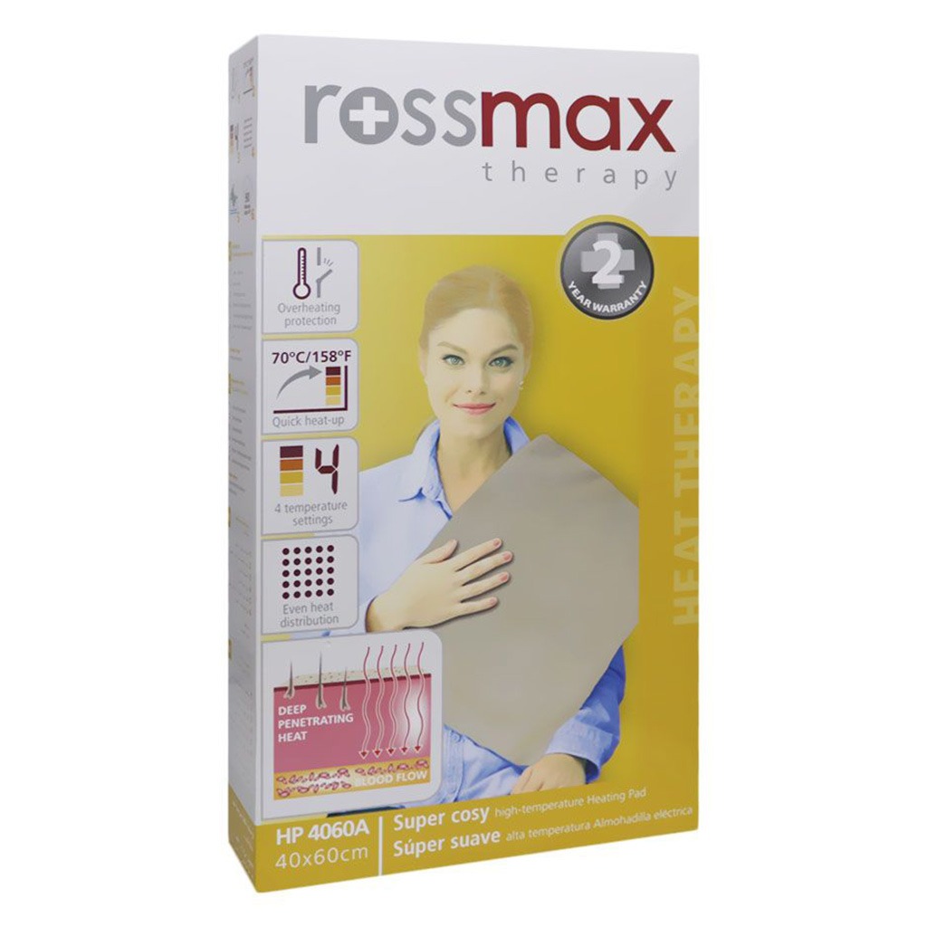 Rossmax HP4060A Super-Cosy, High-Temperature Heating Pad With 3 Pin Plug