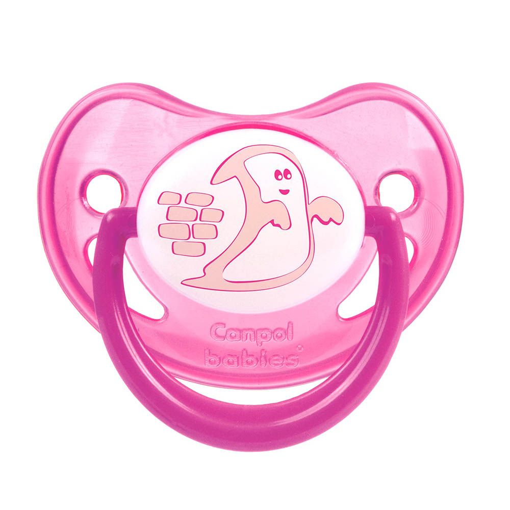Canpol Babies Orthodontic Soother Night Dreams Design Pink 0-6 Months 22/500