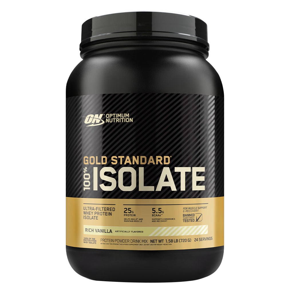 Optimum Nutrition Gold Standard 100% Isolate Rich Vanilla 1.58lb