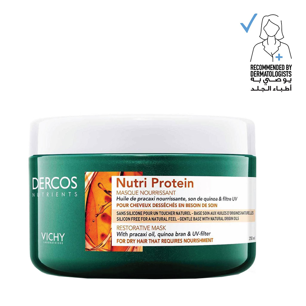 Vichy Dercos Nutrients Protein Hair Mask For Silky Hair 250ml