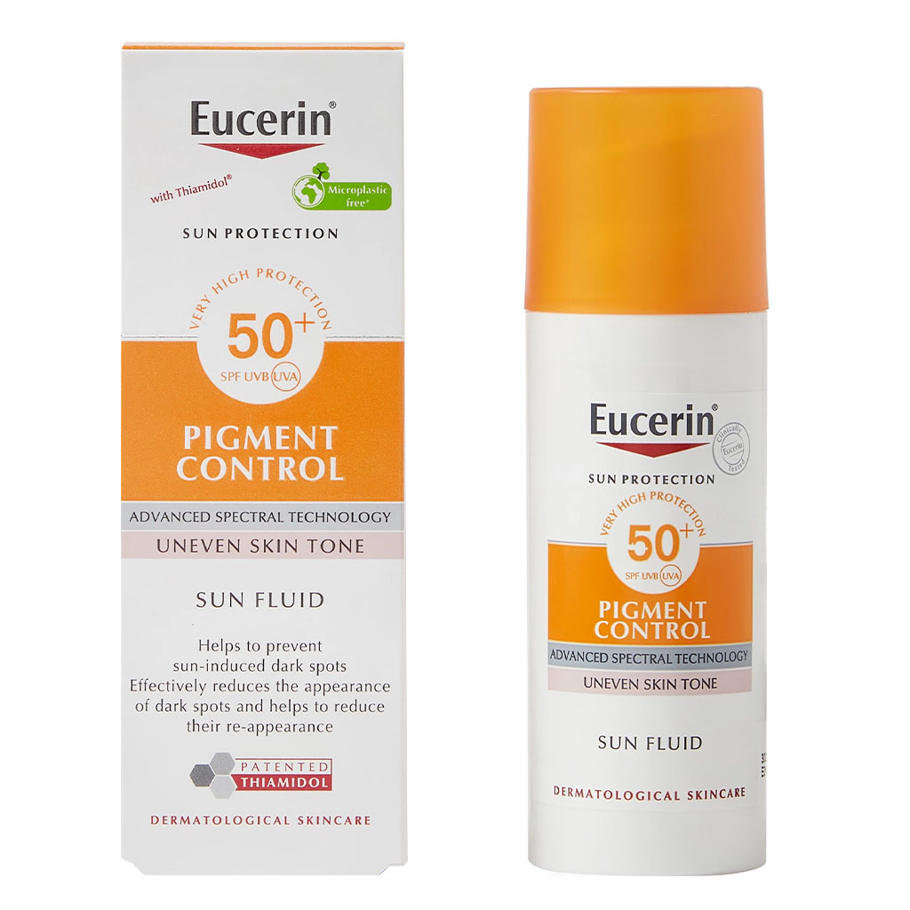 Eucerin Sun Pigment Control Sunscreen SPF50+ Sun Fluid For Uneven Skin Tone 50ml