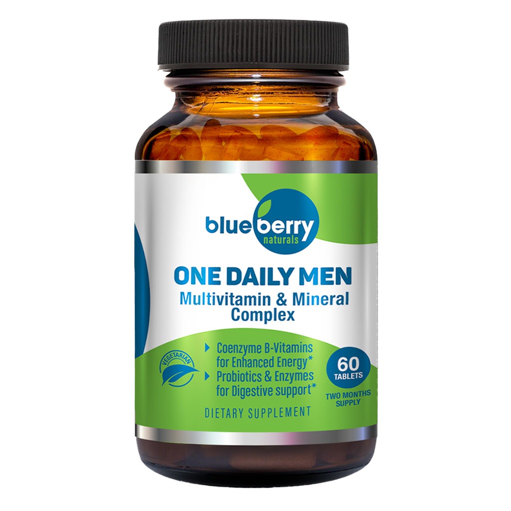Blueberry Naturals One Daily Men Tablets With Multivitamin & Mineral Complex, Pack of 60's 