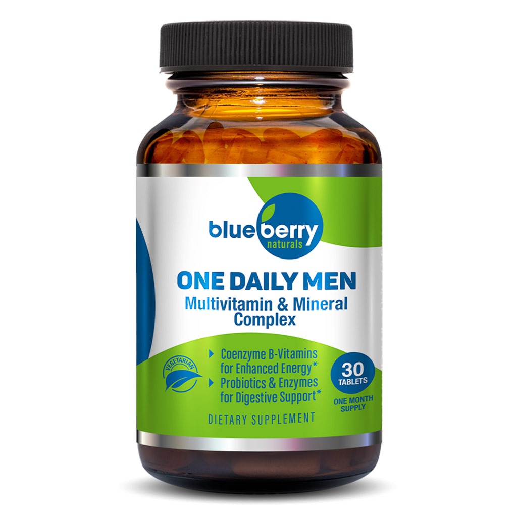 Blueberry Naturals One Daily Men Tablets With Multivitamin & Mineral Complex, Pack of 30's 