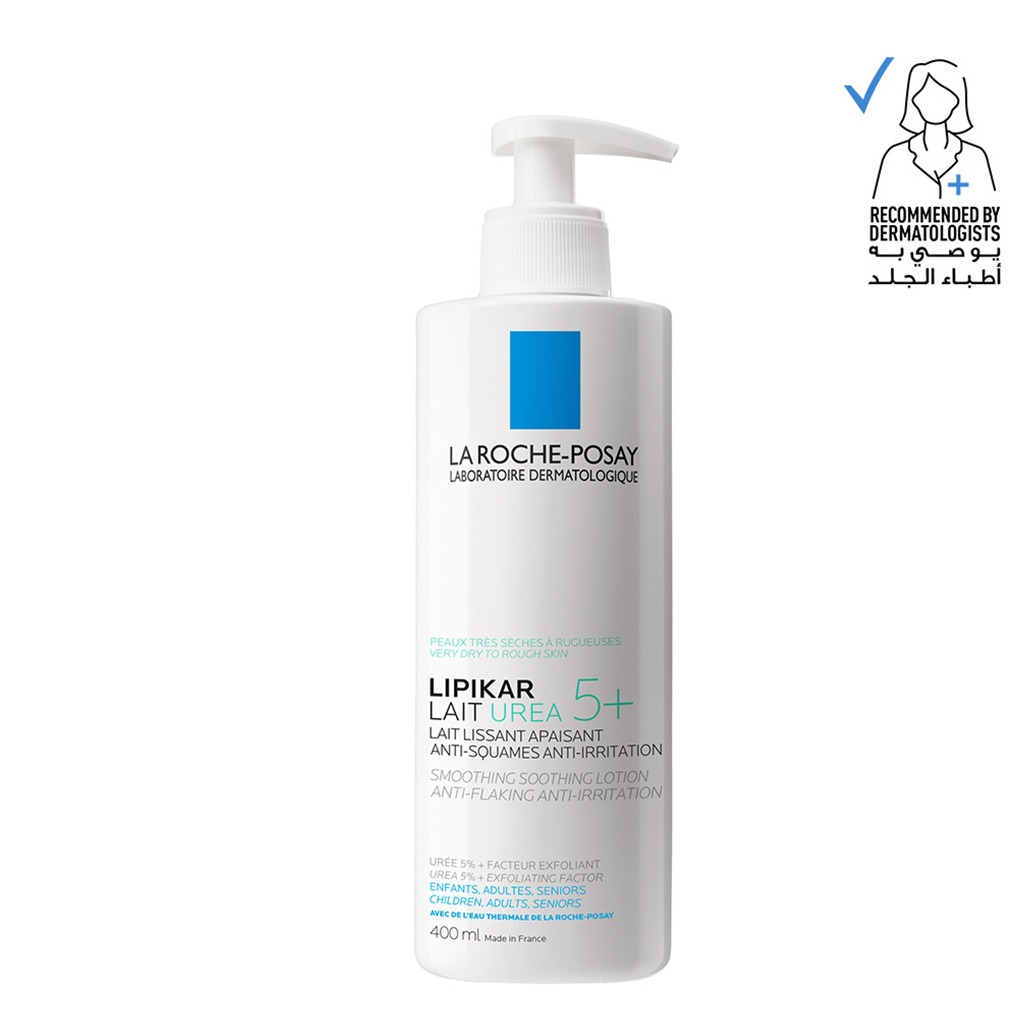 La Roche-Posay Lipikar Lait 5% Urea Body Lotion For Dry & Rough Skin 400ml