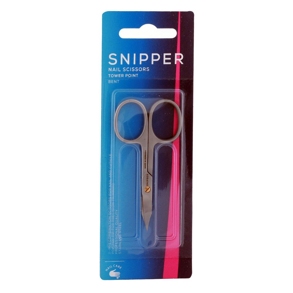 Snipper Nail Scissors Tower Point Bent S4379