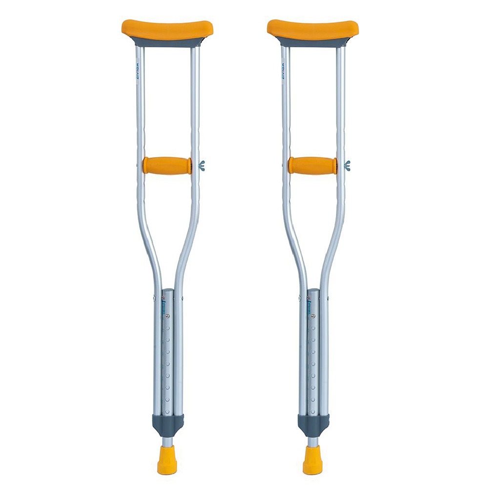 Wolaid Lightweight Walking Underarm  One Pair Of Medium Crutches JL925L