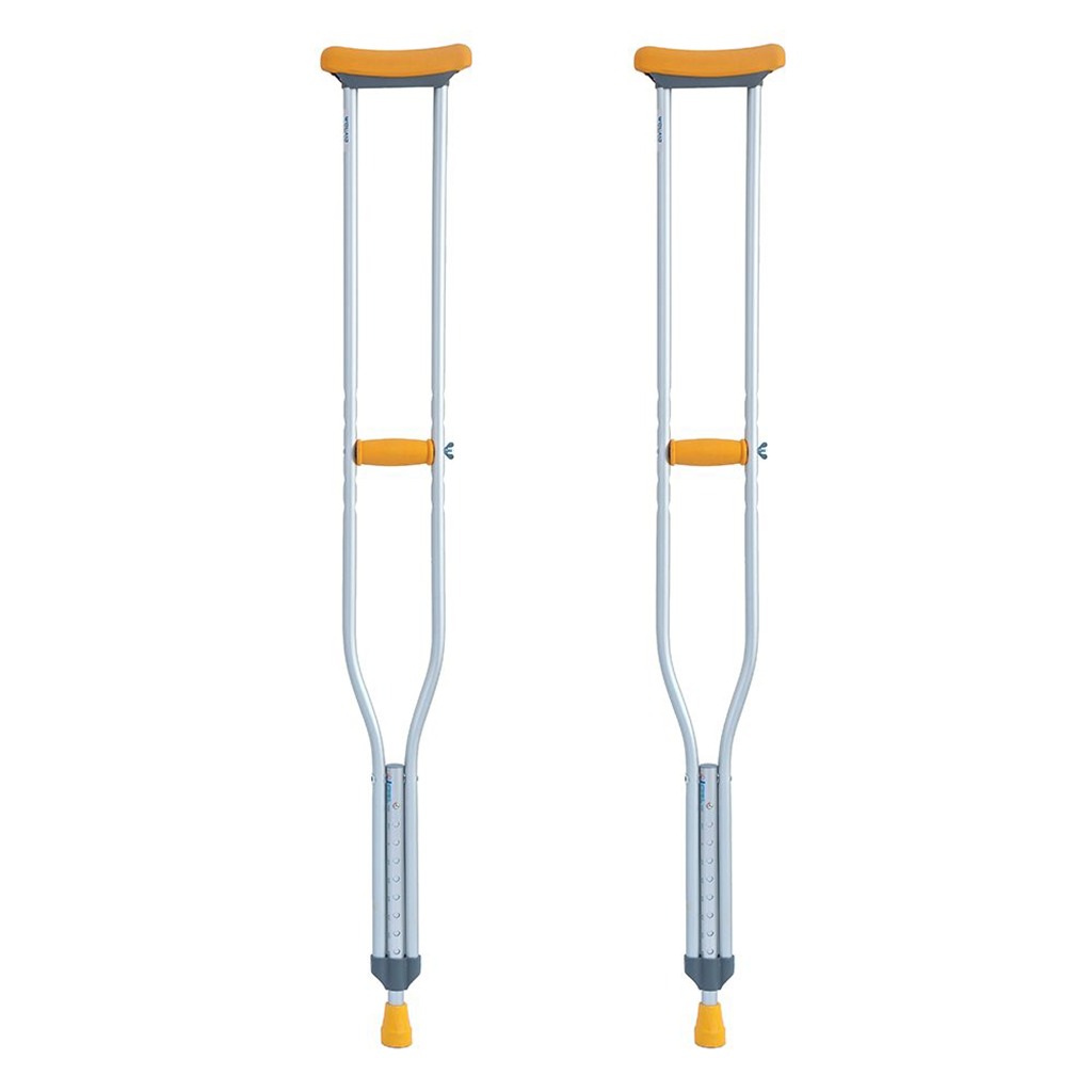 Wolaid Lightweight Walking Underarm One Pair Of Large Crutches JL925L