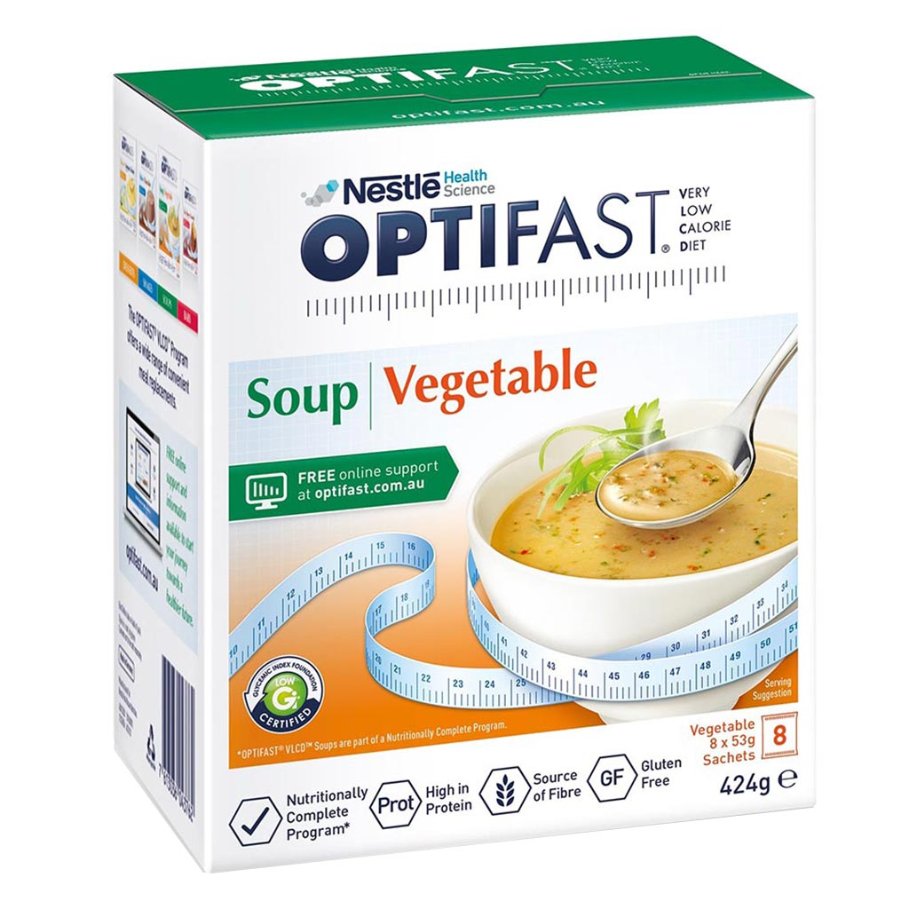 Nestle Optifast VLCD Vegetable Soup Sachets 53 g 8's