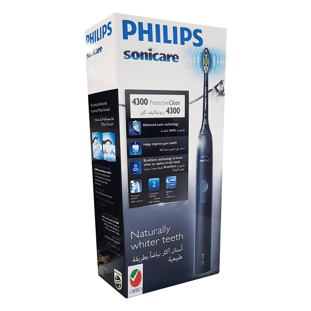 Philips Sonicare 4300 Protective Clean Rechargeable Sonic Toothbrush HX6800