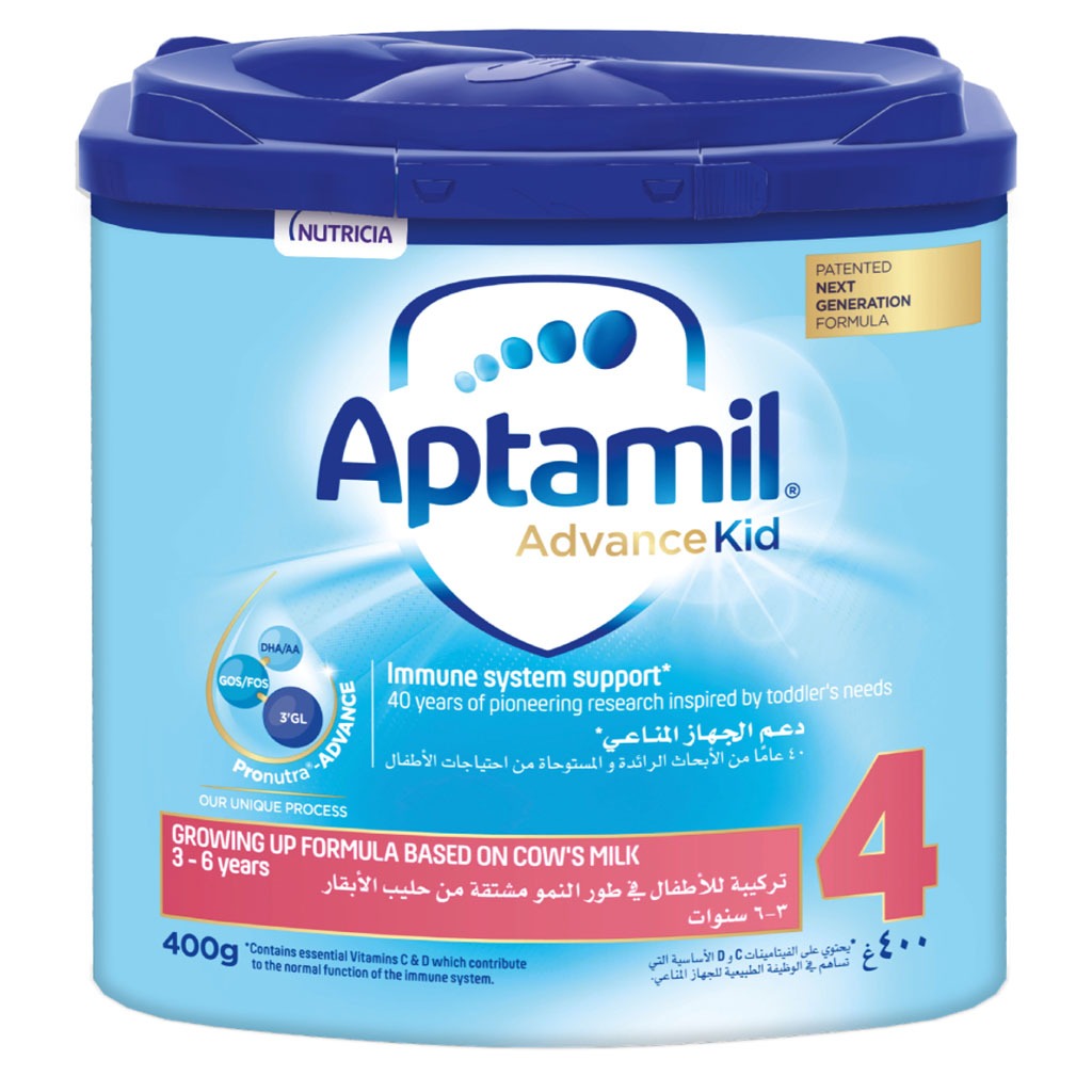 Aptamil Advance Kid 4 Next Generation Growing Up Milk Formula For 3-6 Year Kid 400g