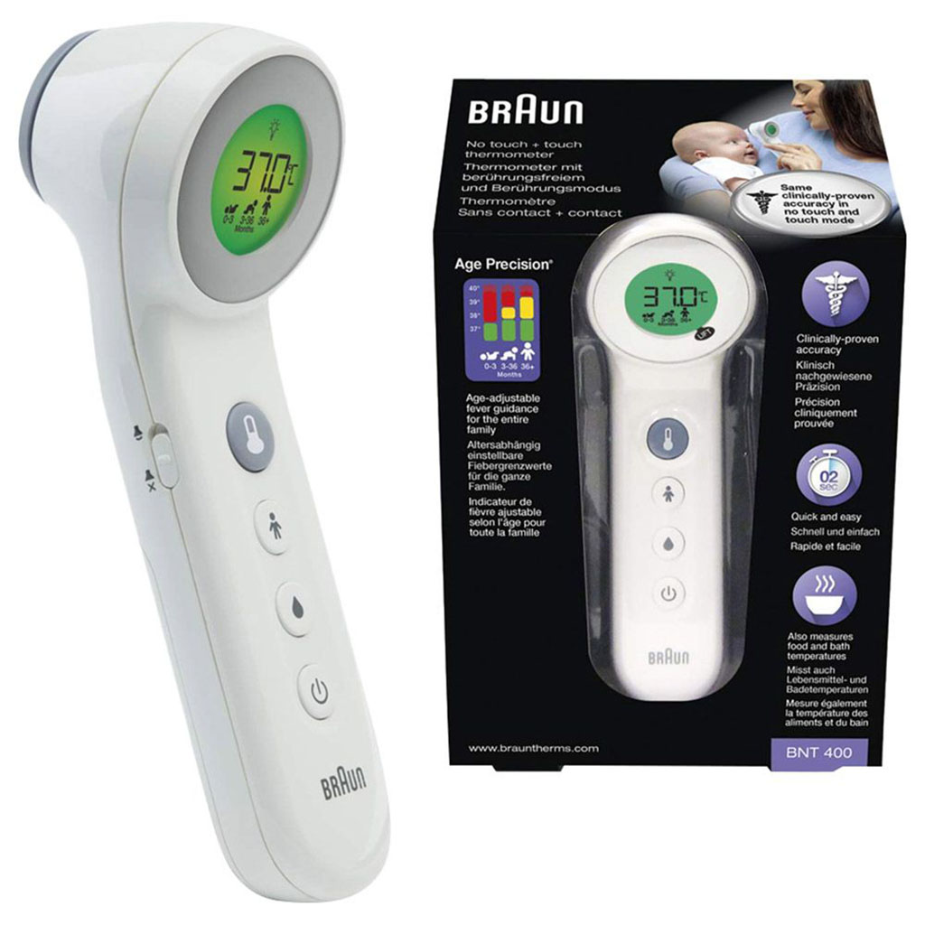 Braun BNT400 3-in-1 No Touch Thermometer