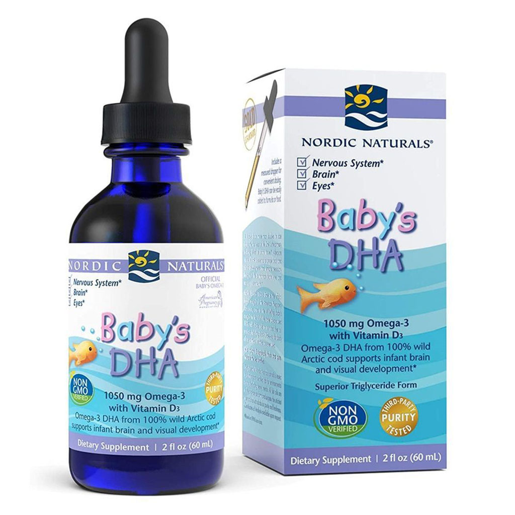 Nordic Naturals Baby's DHA Omega 3 with Vit D3 Liquid 60 mL