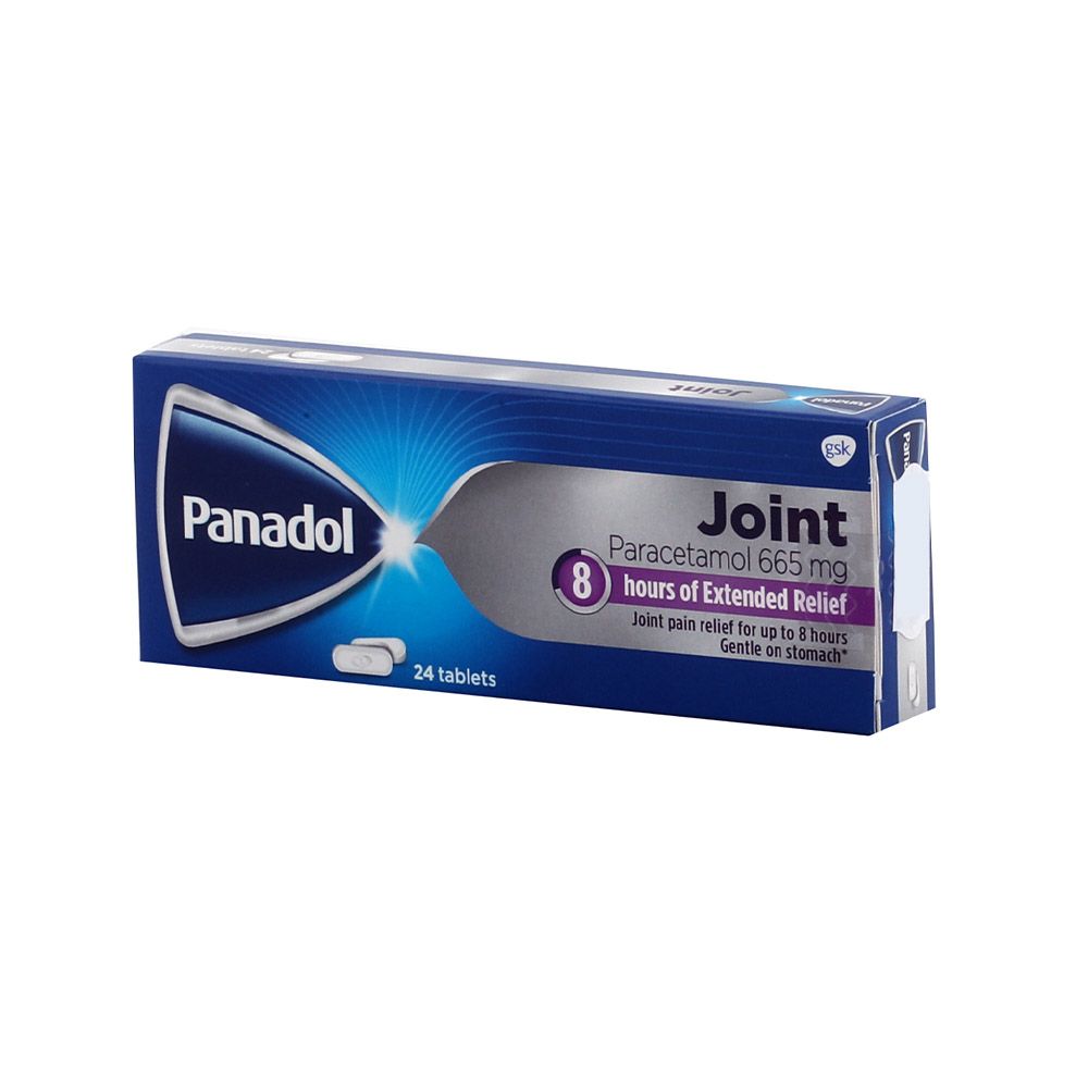 Panadol Joint 665mg Paracetamol Tablets For Osteoarthritis Joint Pain, Pack of 24's