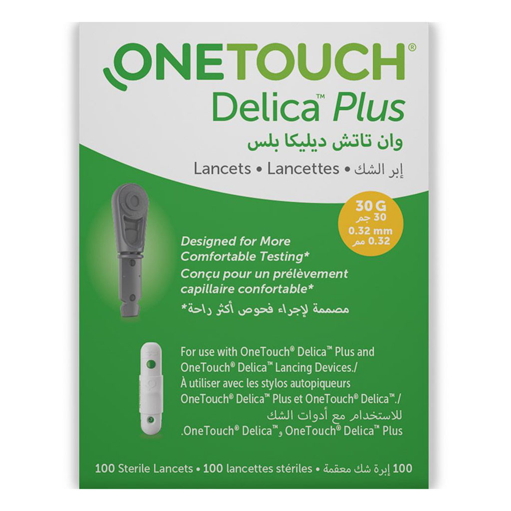 OneTouch® Delica® Plus Lancets 100's