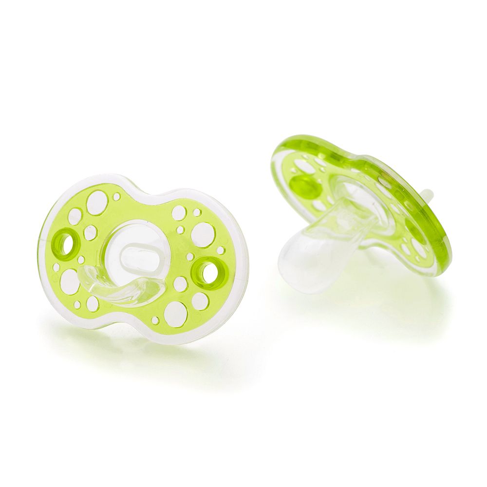 Brother Max Silicone Soother 0-6 Months Green 1's BM401G