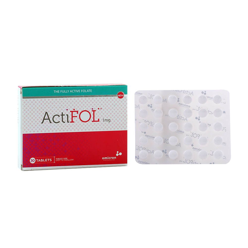 Actifol 1 mg Tablets 30's