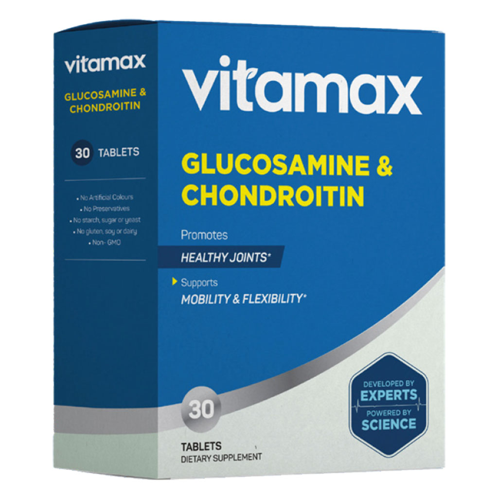 Vitamax Glucosamine + Chondroitin Tablets For Joint Health, Pack of 30's