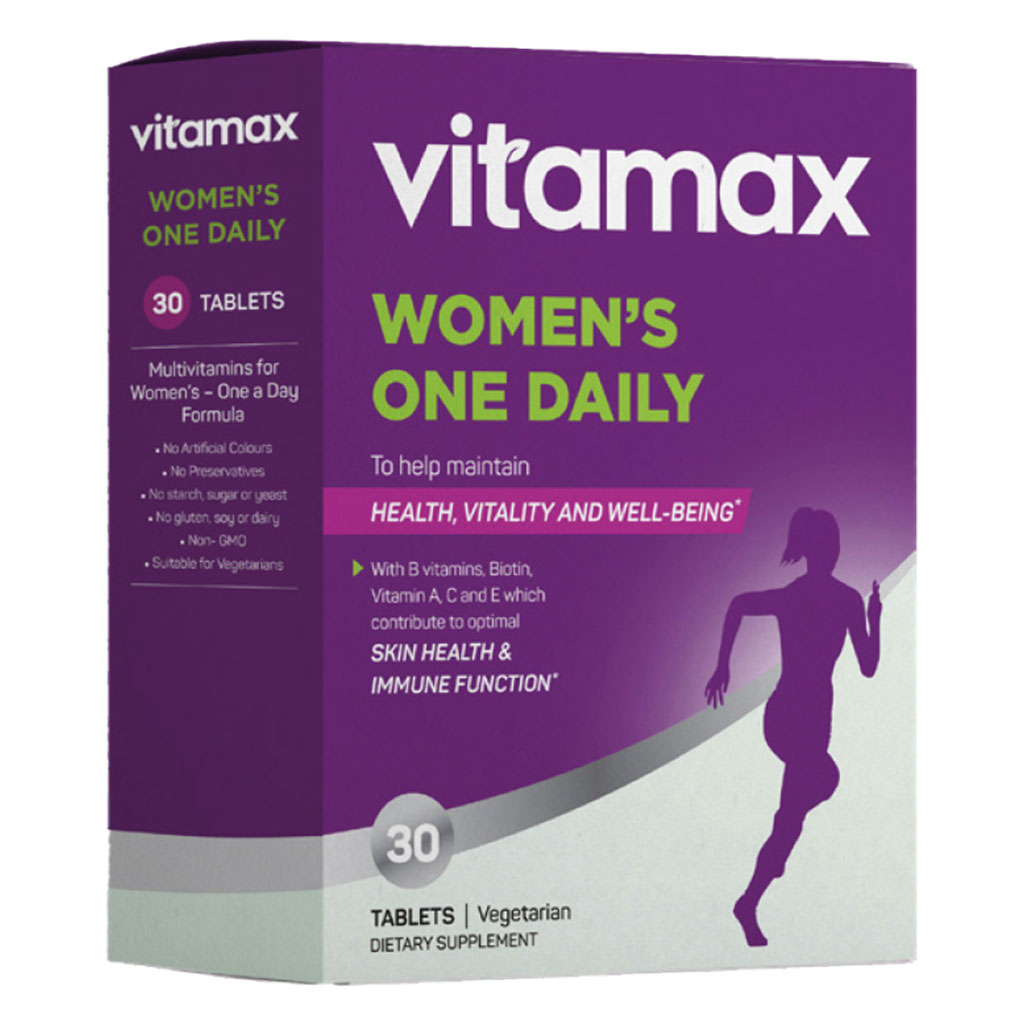 Vitamax Women's One Daily Tablets For Health, Vitality & Wellbeing, Pack of 30's