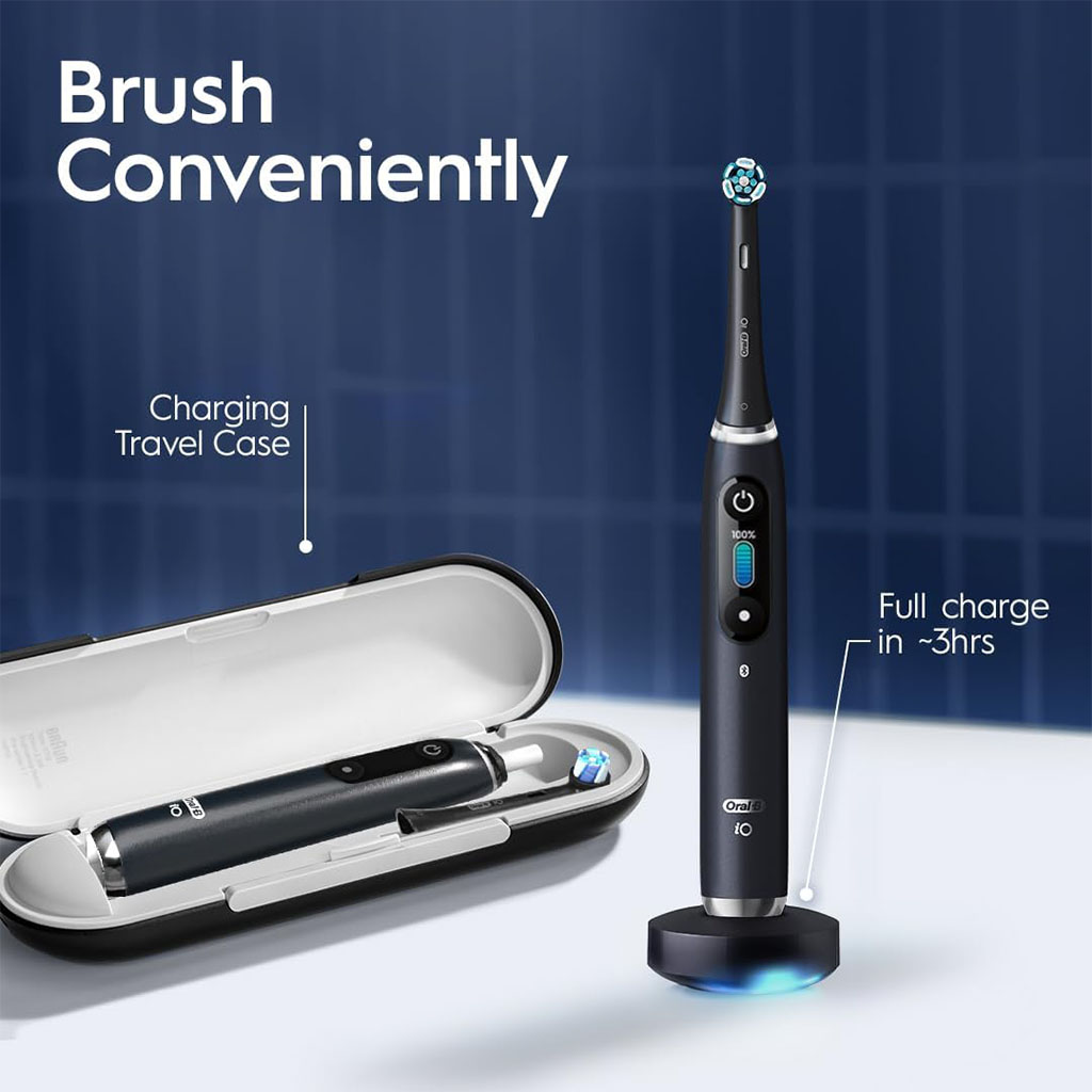Braun Oral B iO™ Series 9 Rechargeable Electric Toothbrush Black Onyx