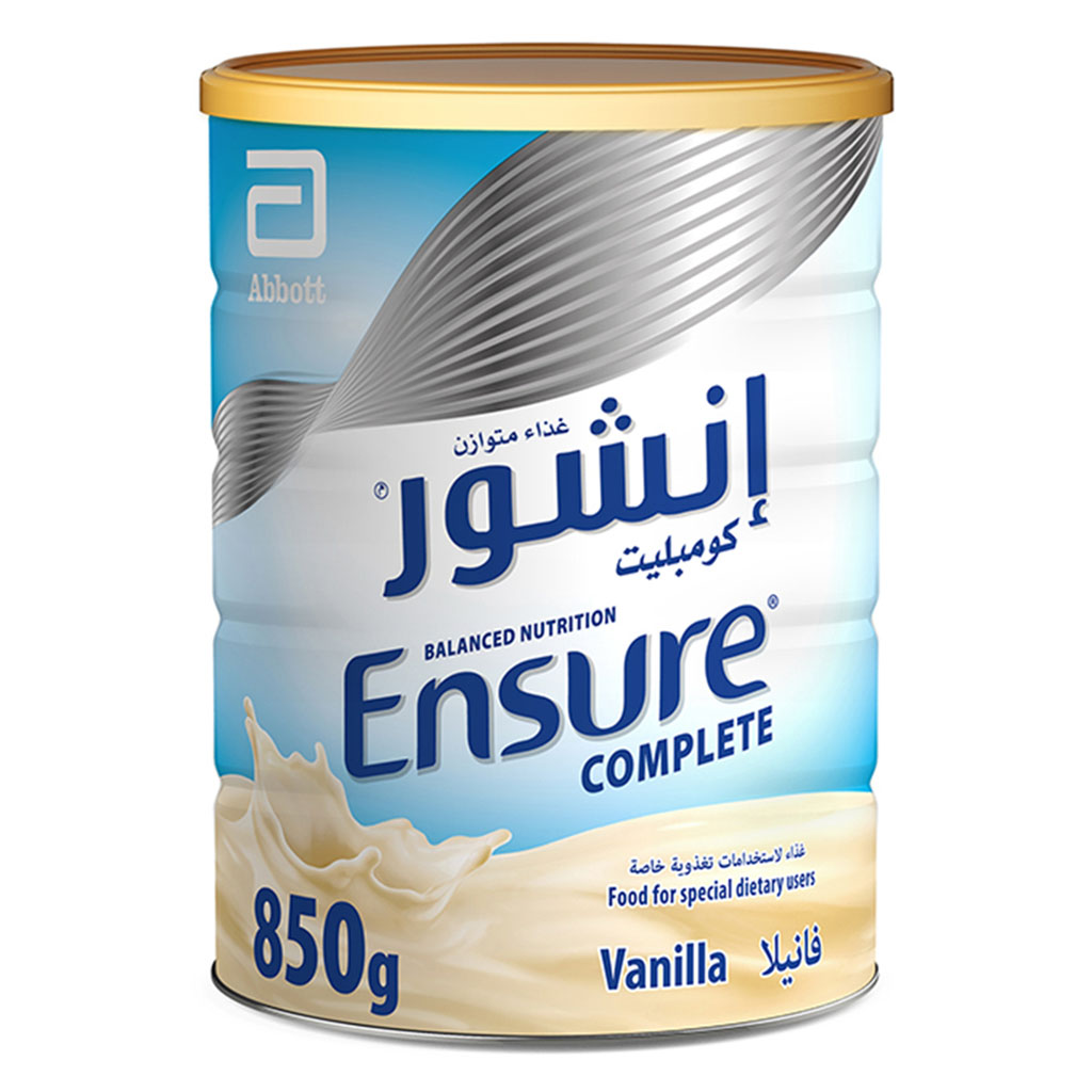 Ensure Complete Vanilla Powder For Balanced Nutrition 850 g