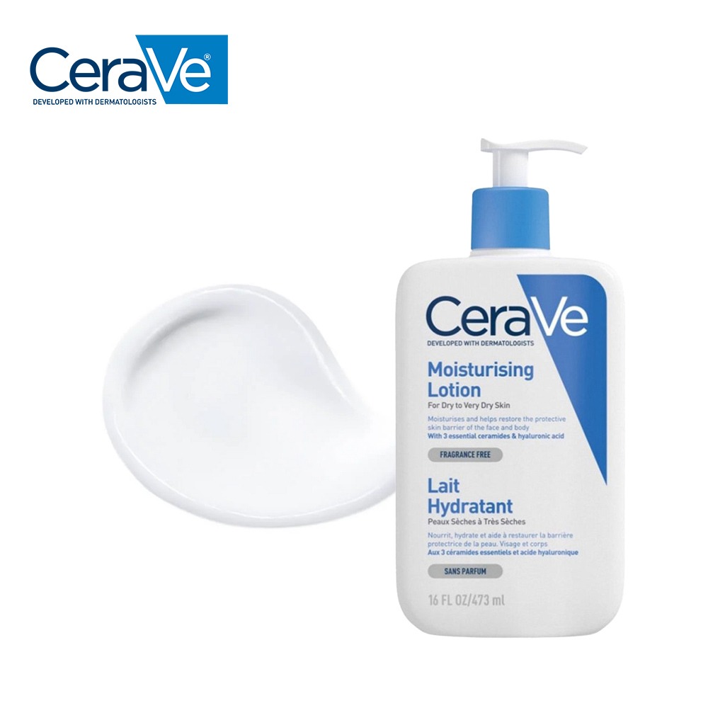 CeraVe Fragrance Free Moisturising Lotion For Dry To Very Dry Skin 473ml
