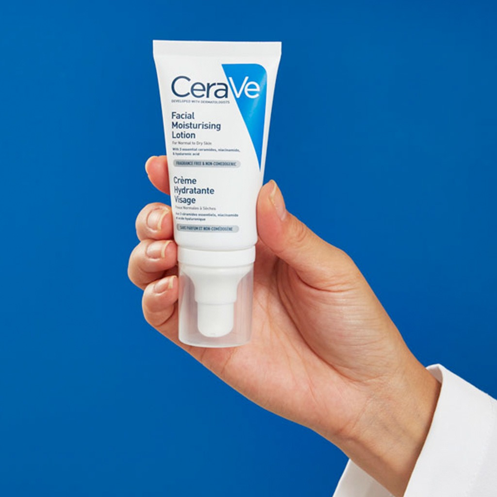 CeraVe Facial Moisturising PM Lotion For Normal To Dry Skin 52ml
