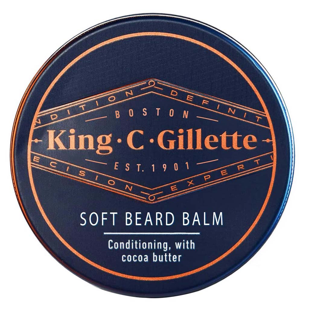 King C. Gillette Men’s Deep Conditioning Soft Beard Balm With Cocoa Butter, Argan Oil and Shea Butter 100ml