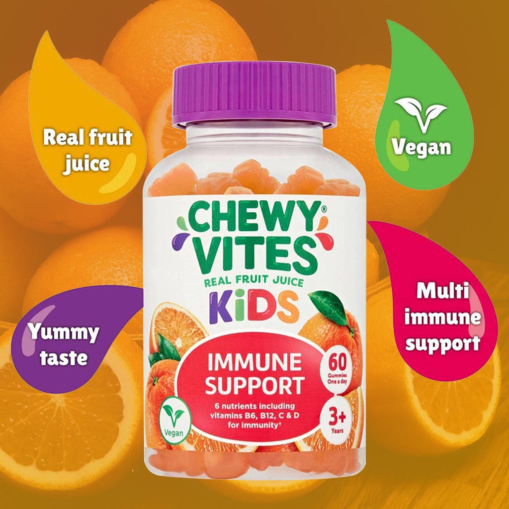 Chewy Vites Kids Immune Support Gummies 60's