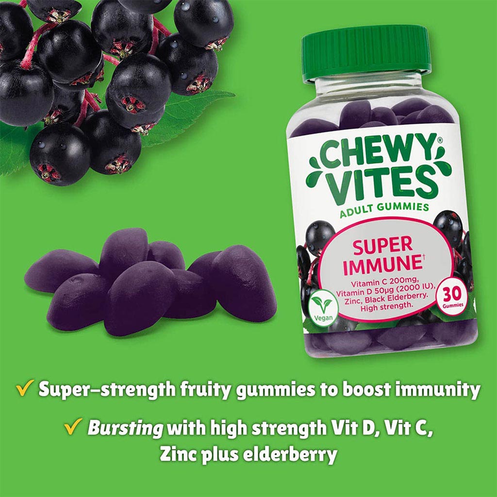 Chewy Vites Adults Super Immune Gummies 60's