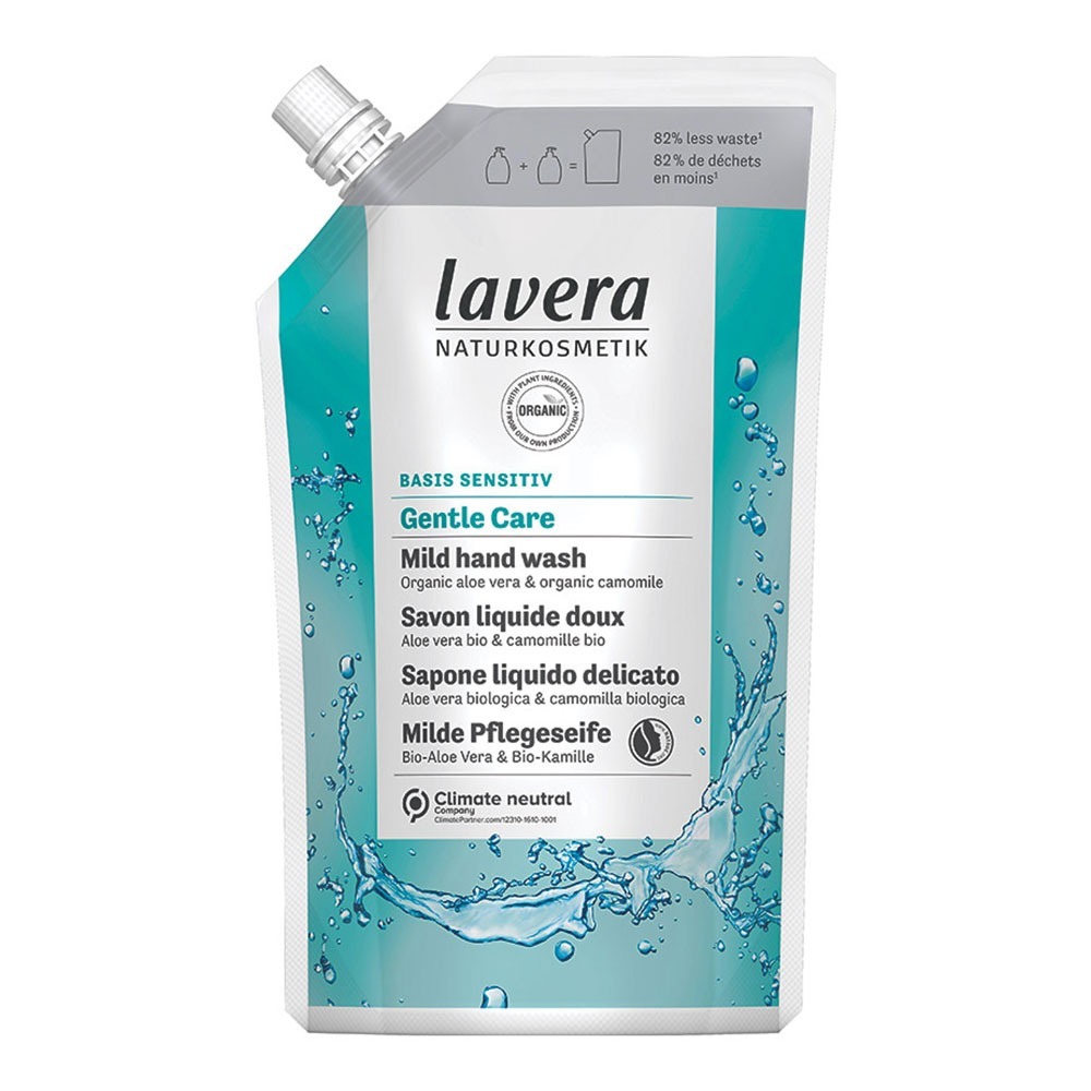 Lavera Basis Sensitiv Gentle Care Mild Hand Wash Refill Pouch 500 mL