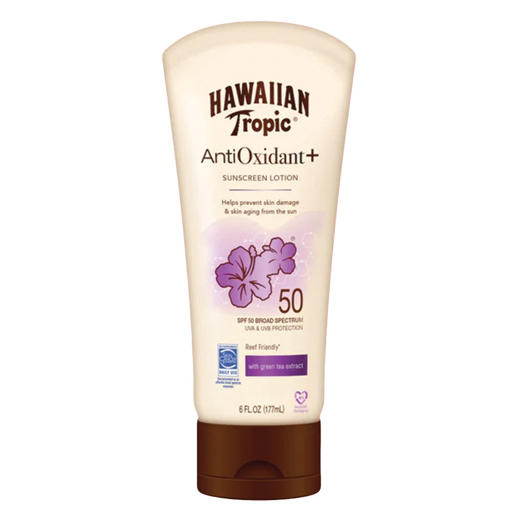 Hawaiian Tropic AntiOxidant+ Sunscreen Lotion SPF 50, 177 mL
