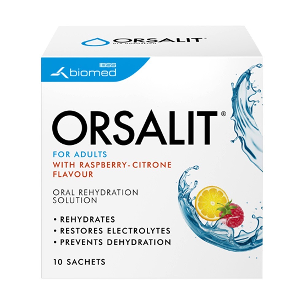 Orsalit For Adults Oral Rehydration Solution Powder Sachet 10's