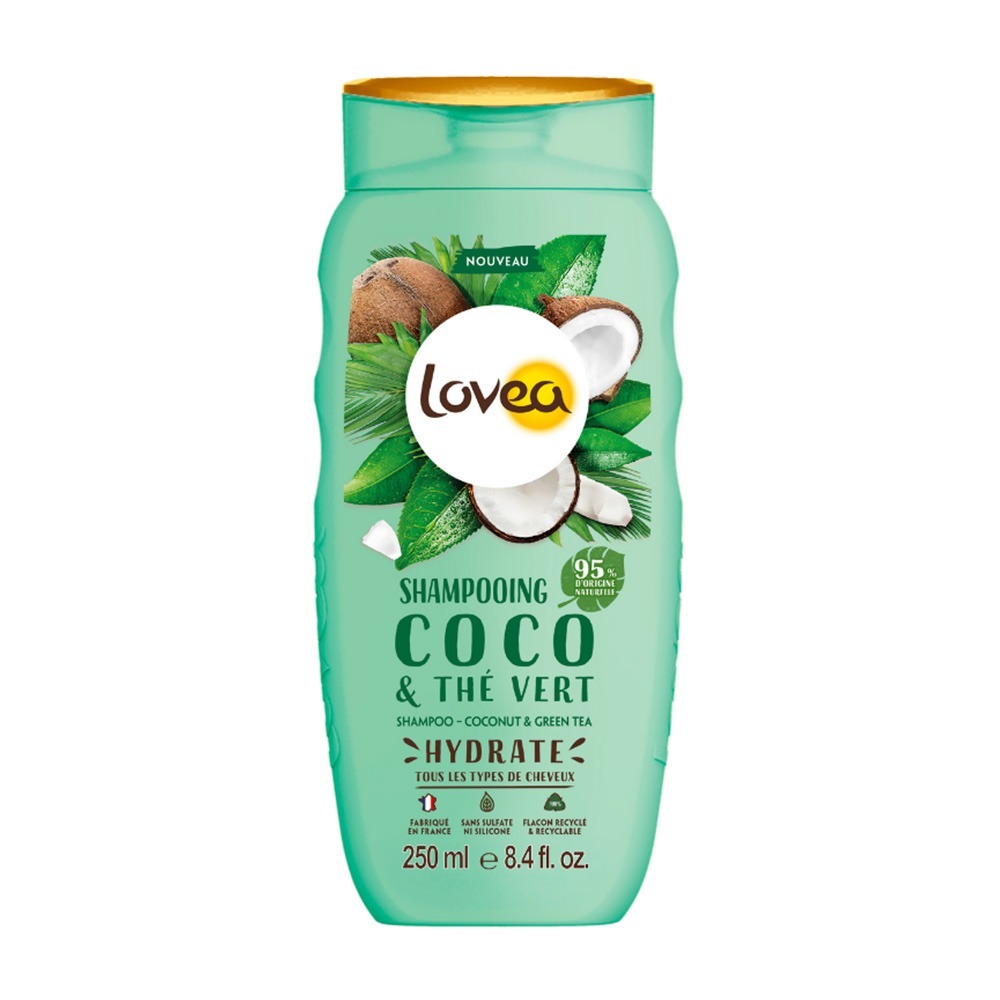 Lovea Shampoo Coconut & Green Tea 250 mL