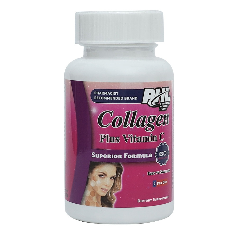 PHL Collagen Plus Vitamin C Veggie Capsules 60's