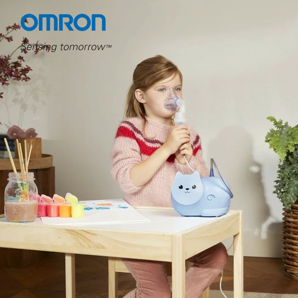 Omron Nami Cat NE-C303K-KDE Kids Compressor Nebulizer