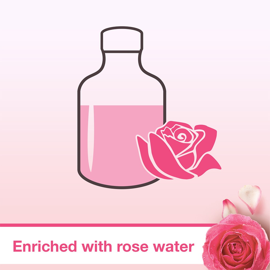 Johnson's Fresh Hydration Micellar Rose-Infused Cleansing Water For Normal Skin 400ml