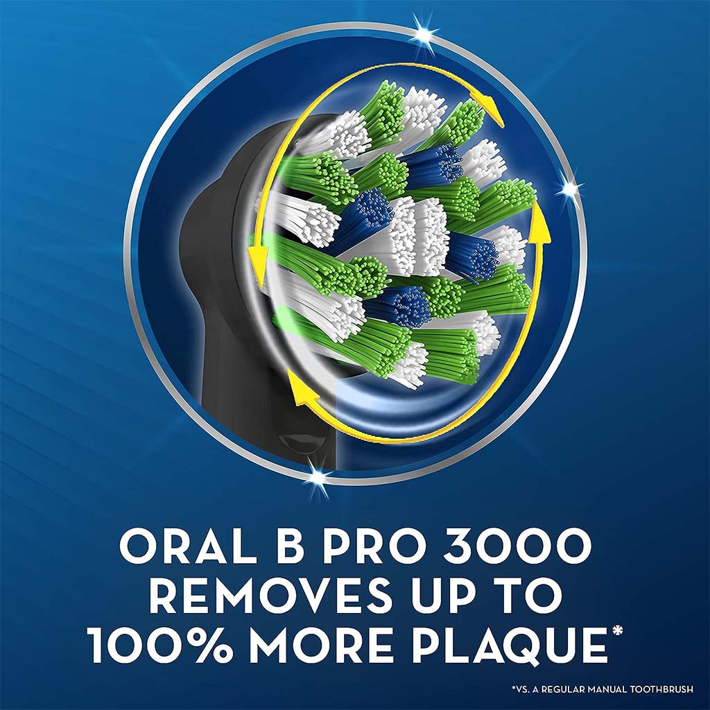 Braun Oral B Pro 3000 Rechargeable Toothbrush D505 Black