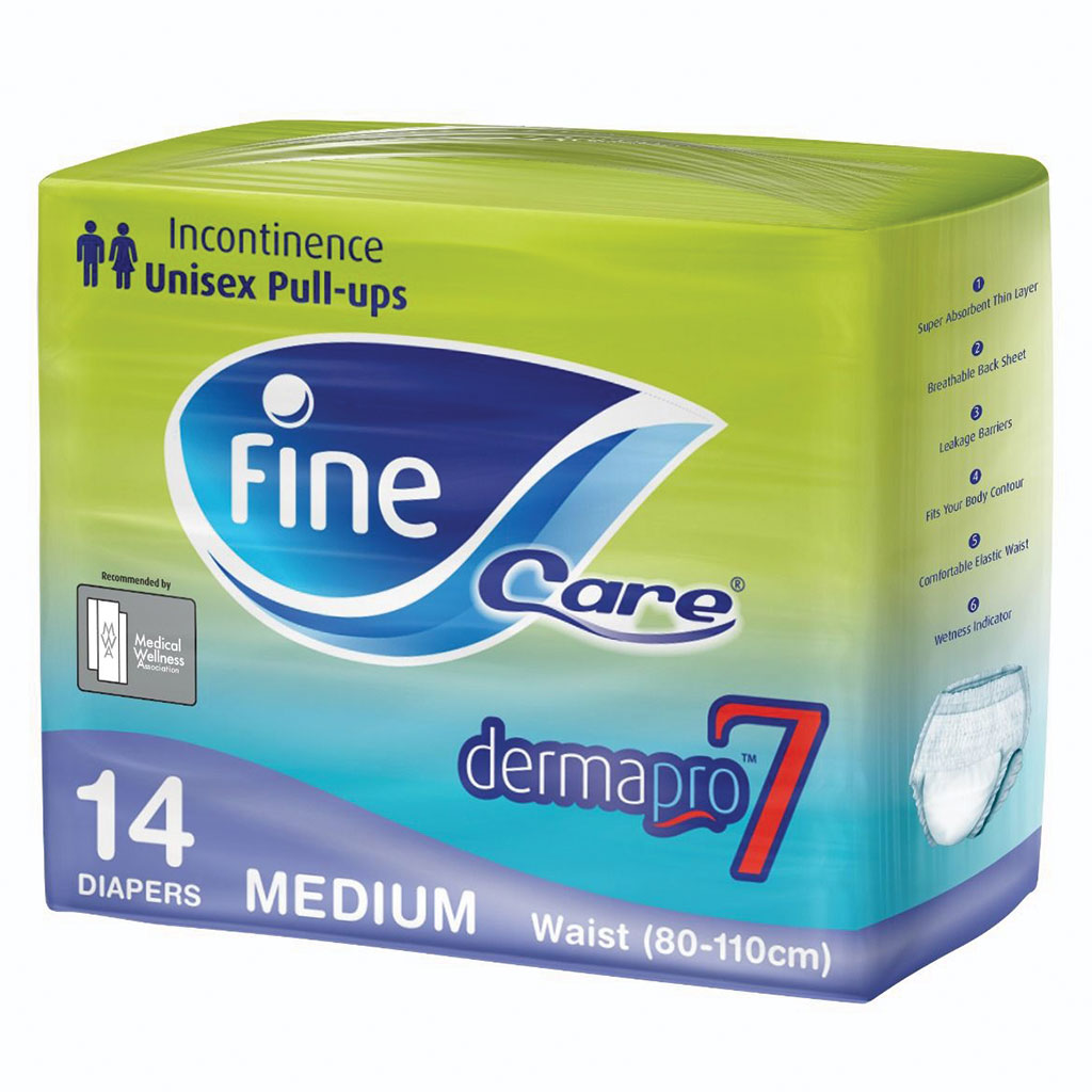 Fine Care® Adult Diaper Unisex Briefs Pull-Ups Medium 14's 216509