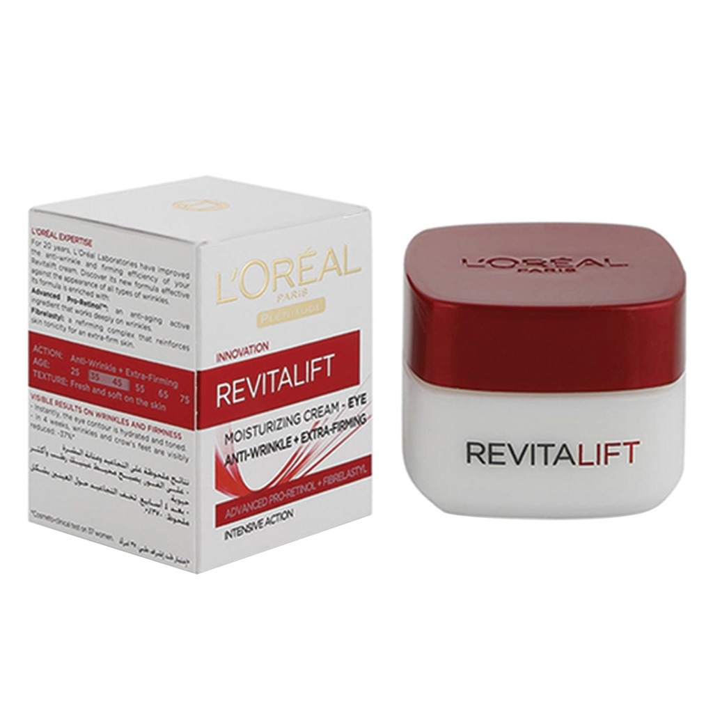 L'oreal Paris Revitalift Anti-Wrinkle Eye Cream With Stimulift 15 mL
