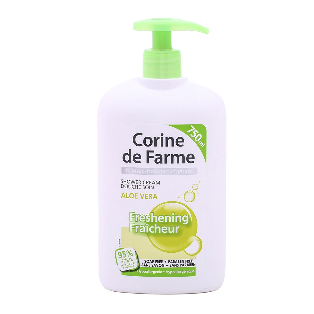 Corine De Farme Invigorating Aloe Vera Shower Cream 750 mL